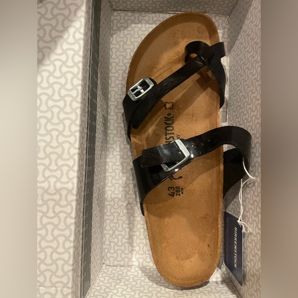 BNIB Birkenstock Mayari Black Narrow, cork sole, Sandals, Mens 10 - Picture 8 of 10